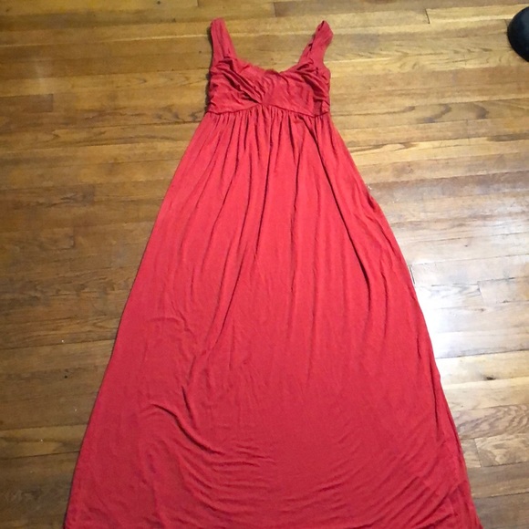 Coral Maxi Dress - Picture 1 of 2